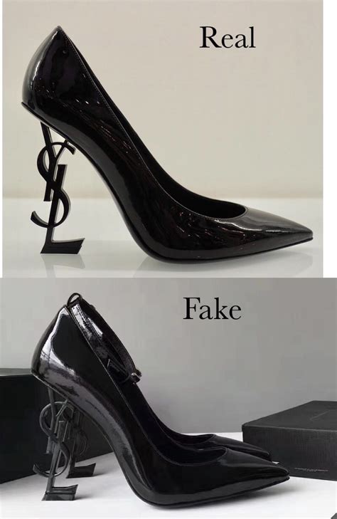 how to spot fake yves saint laurent shoes|ysl shoes fake pair.